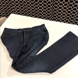 NYDJ Women's Straight Leg Jeans - Dark Blue in excellent condition